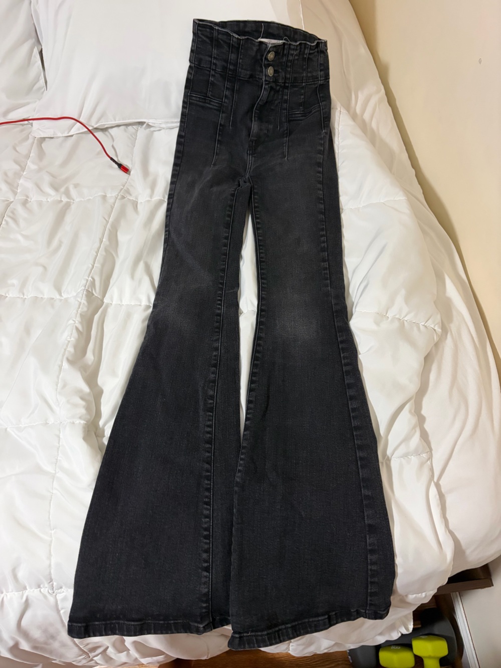 We The Free Black Flare Jeans